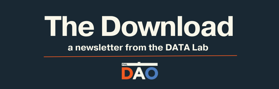 Story 4: Learn about new research, downloadable data, and community updates from the District Attorney's Transparency Analytics (DATA) Lab by subscribing to our quarterly newsletter, the Download.